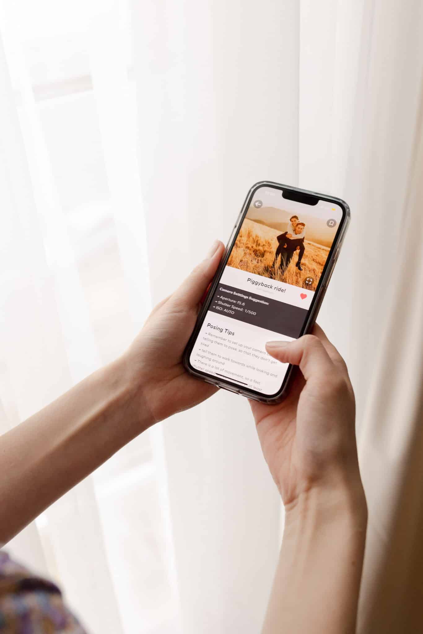 Posica app Posing app for photographers